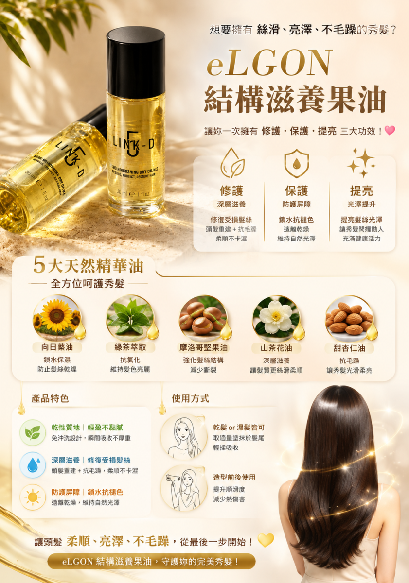 eLGON 結構滋養果油