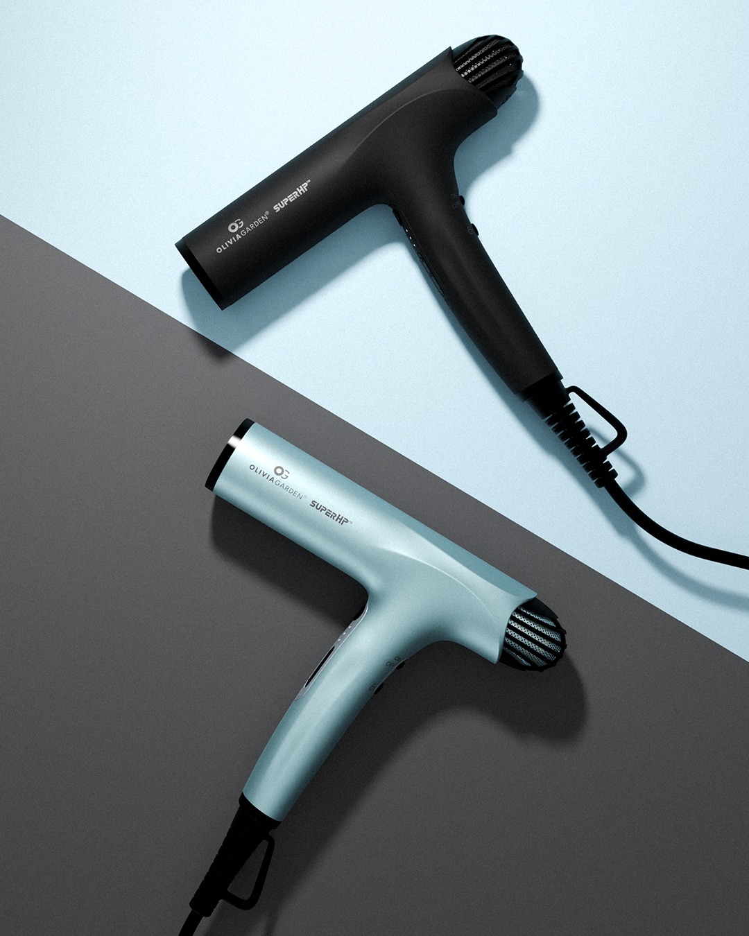 【Olivia Garden】負離子鍍膜吹風機-藍/黑