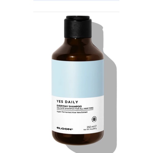 eLGON- YES DAILY蘆薈潔淨洗髮精250ML-溫和配方，天天清新！